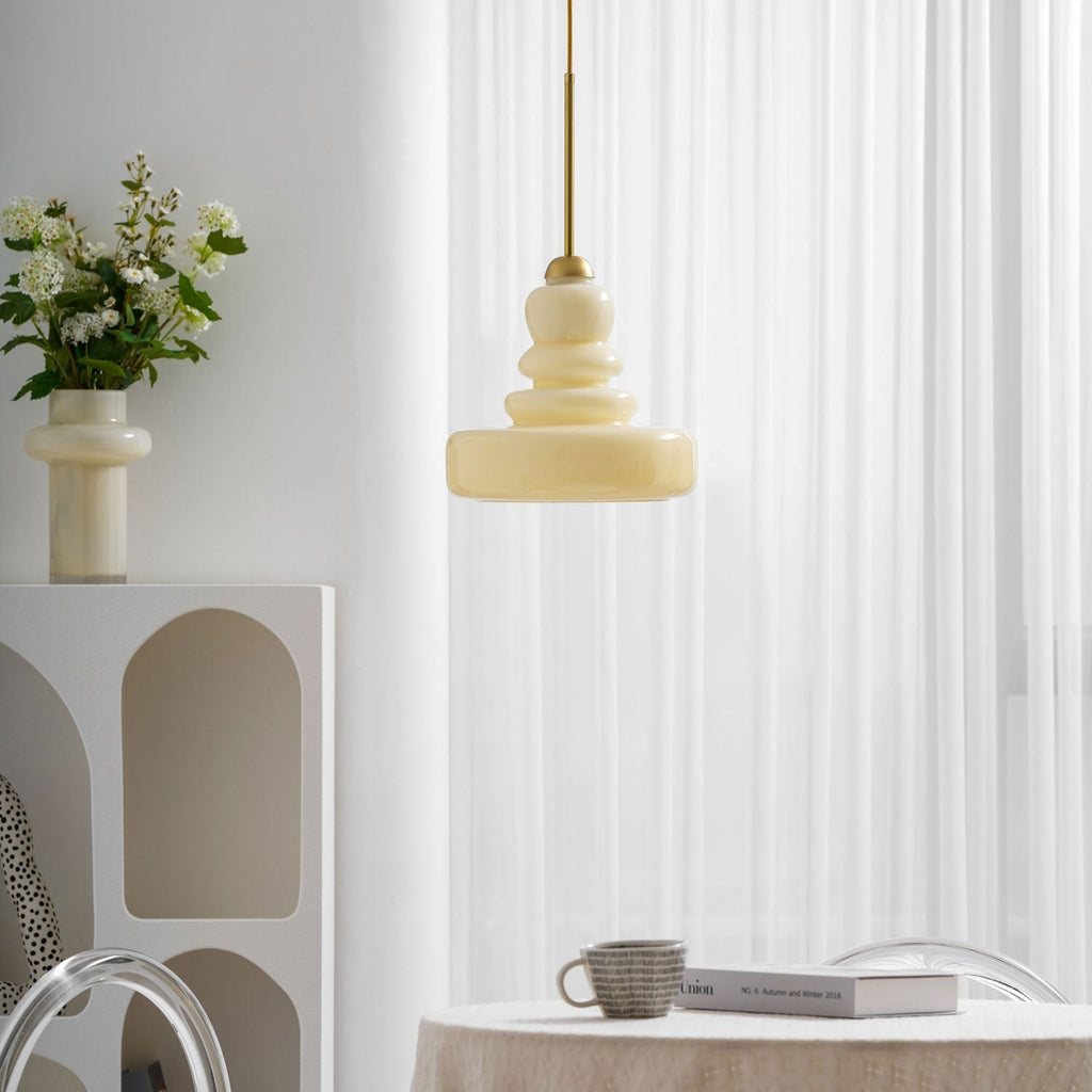Schoolhouse Glass Ceiling Pendant Lighting Lobby