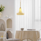 Schoolhouse Glass Ceiling Pendant Lighting Lobby