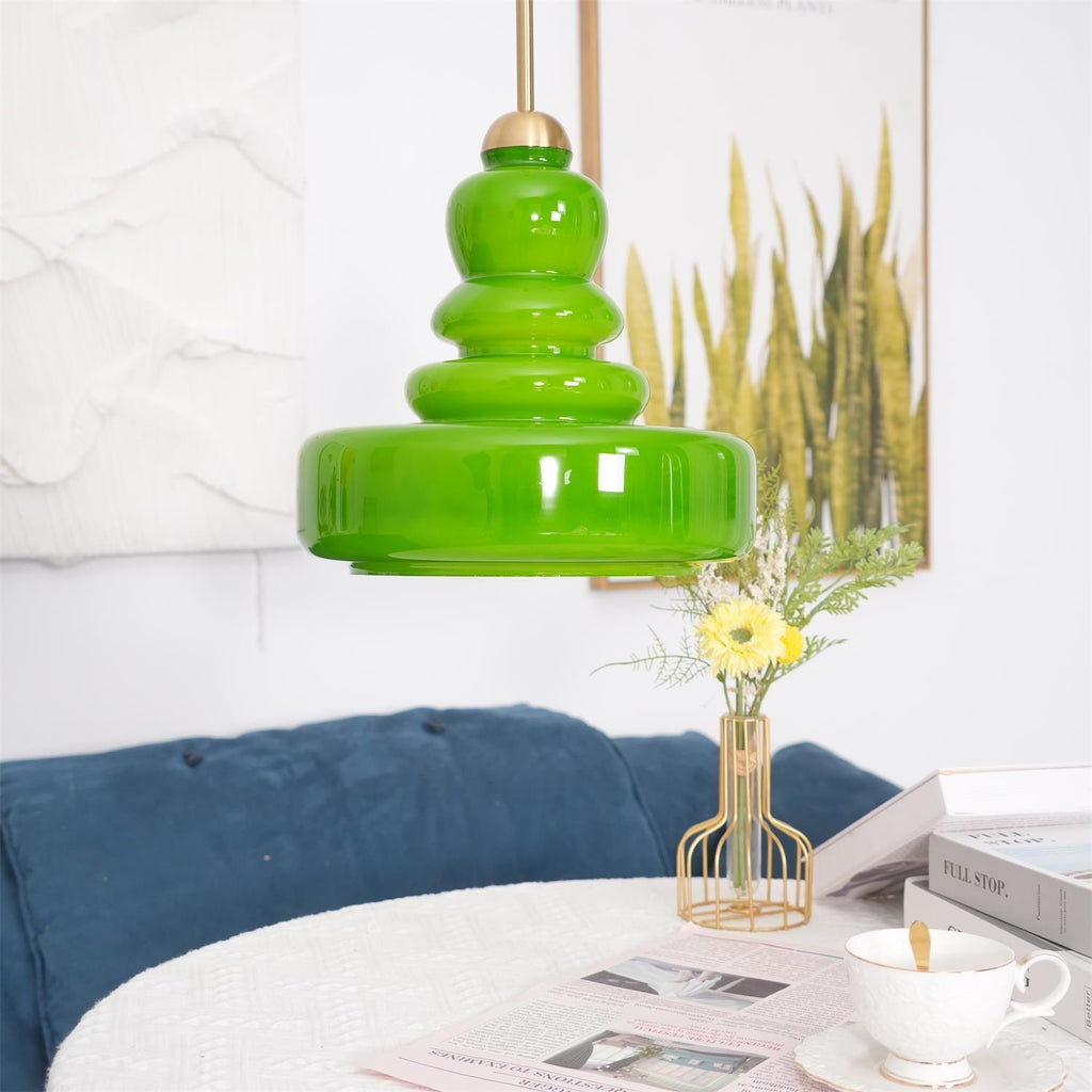 Schoolhouse Glass Ceiling Pendant Lighting Lobby