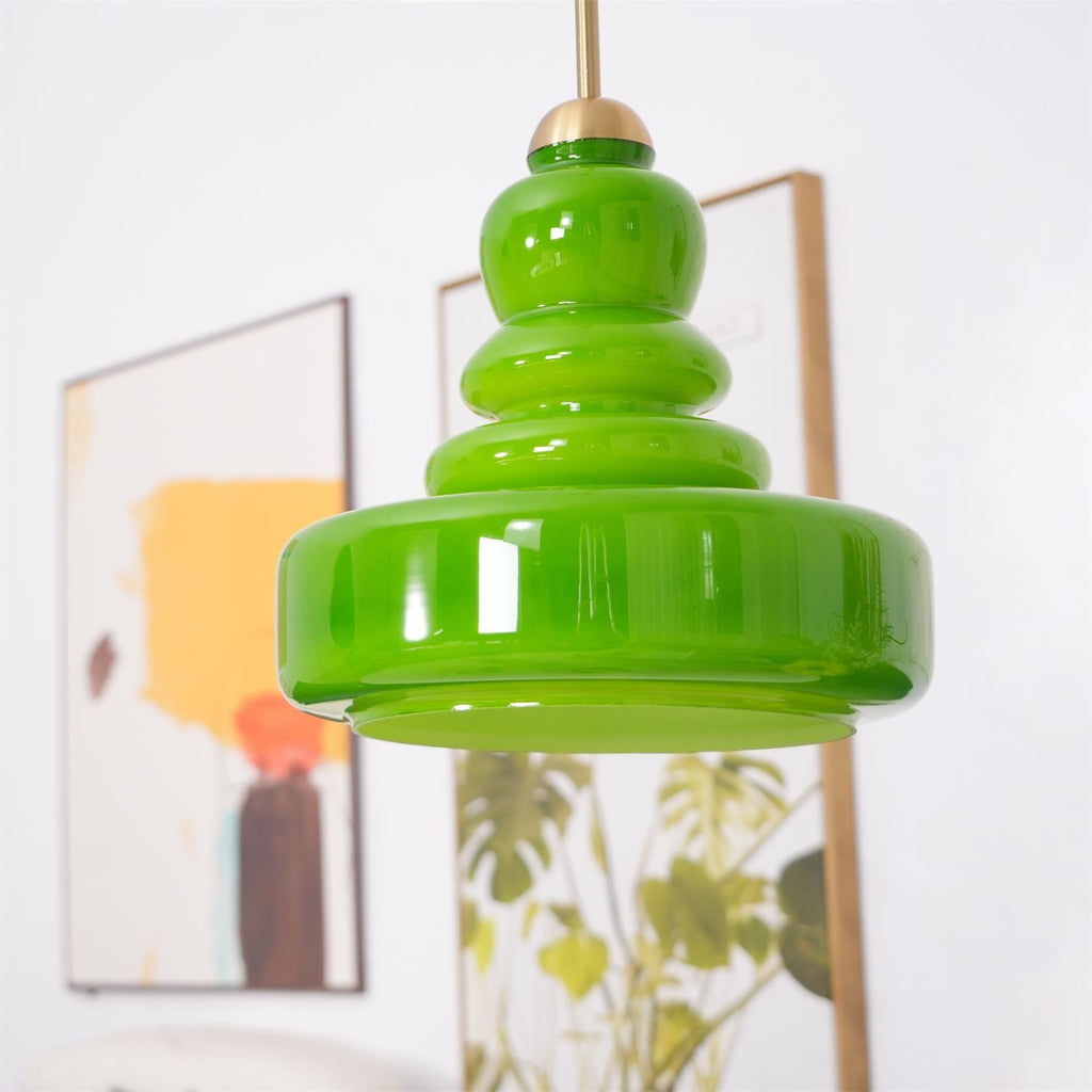 Schoolhouse Glass Ceiling Pendant Lighting Lobby