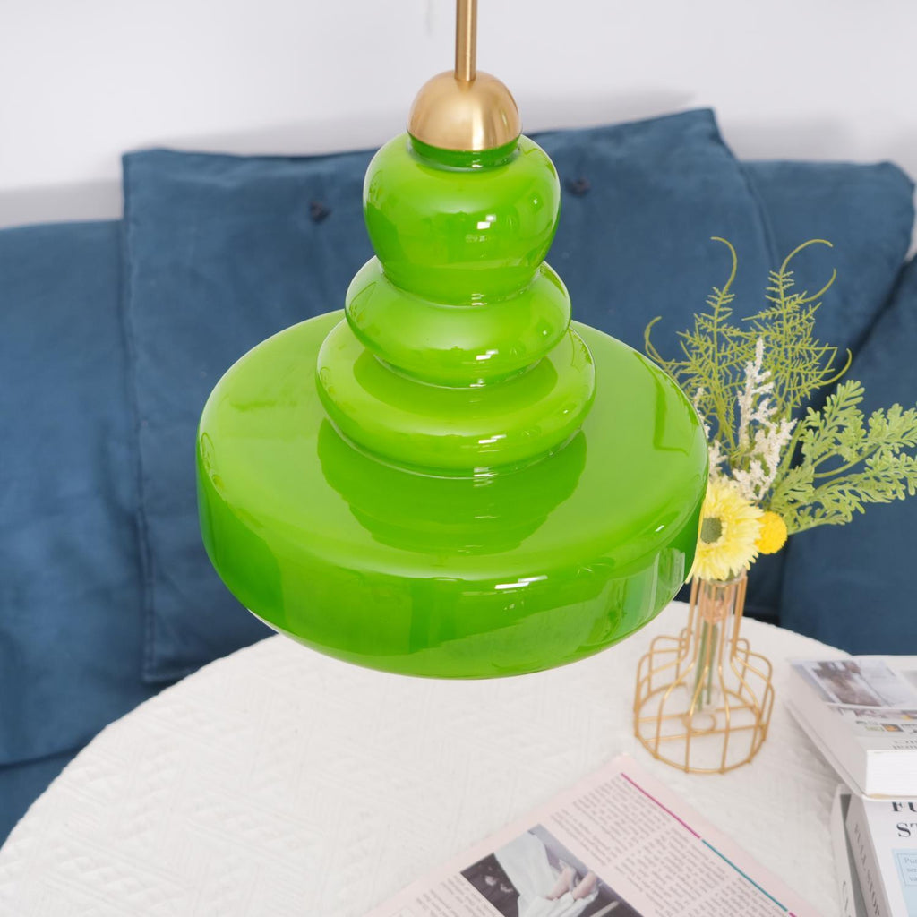 Schoolhouse Glass Ceiling Pendant Lighting Lobby