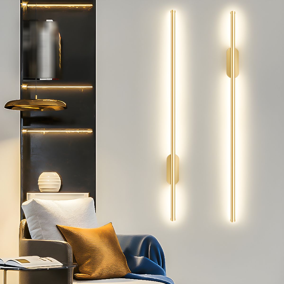 Seraphina Linear Wall Light Fixture Lighting Lobby