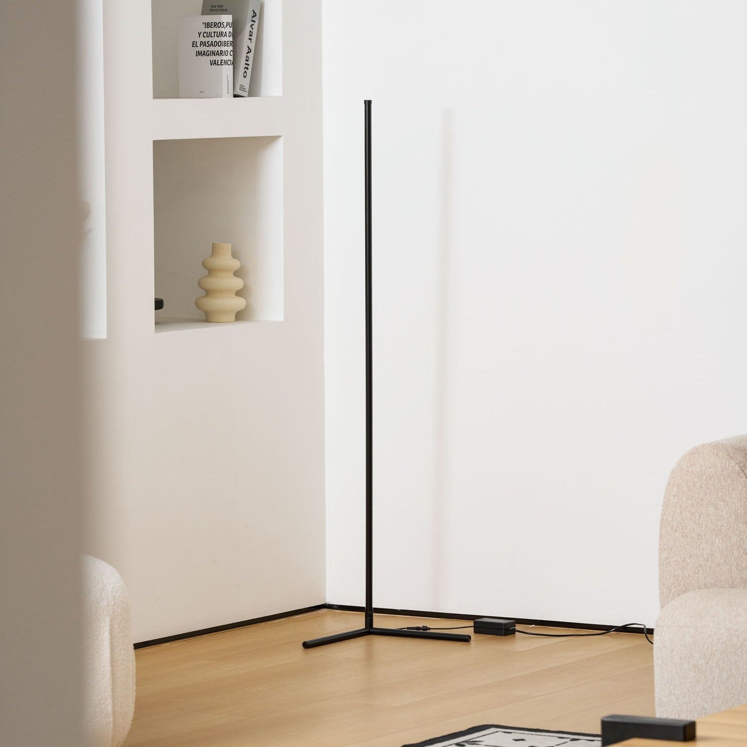 Sleek LED Standing Light Lighting Lobby