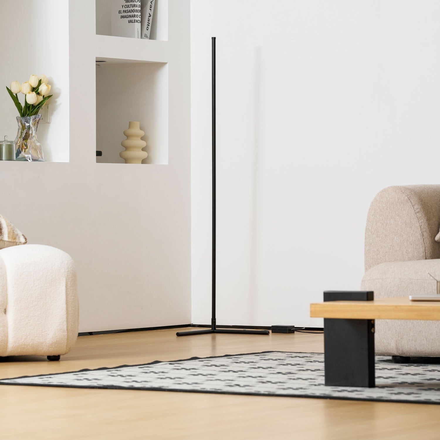 Sleek LED Standing Light Lighting Lobby