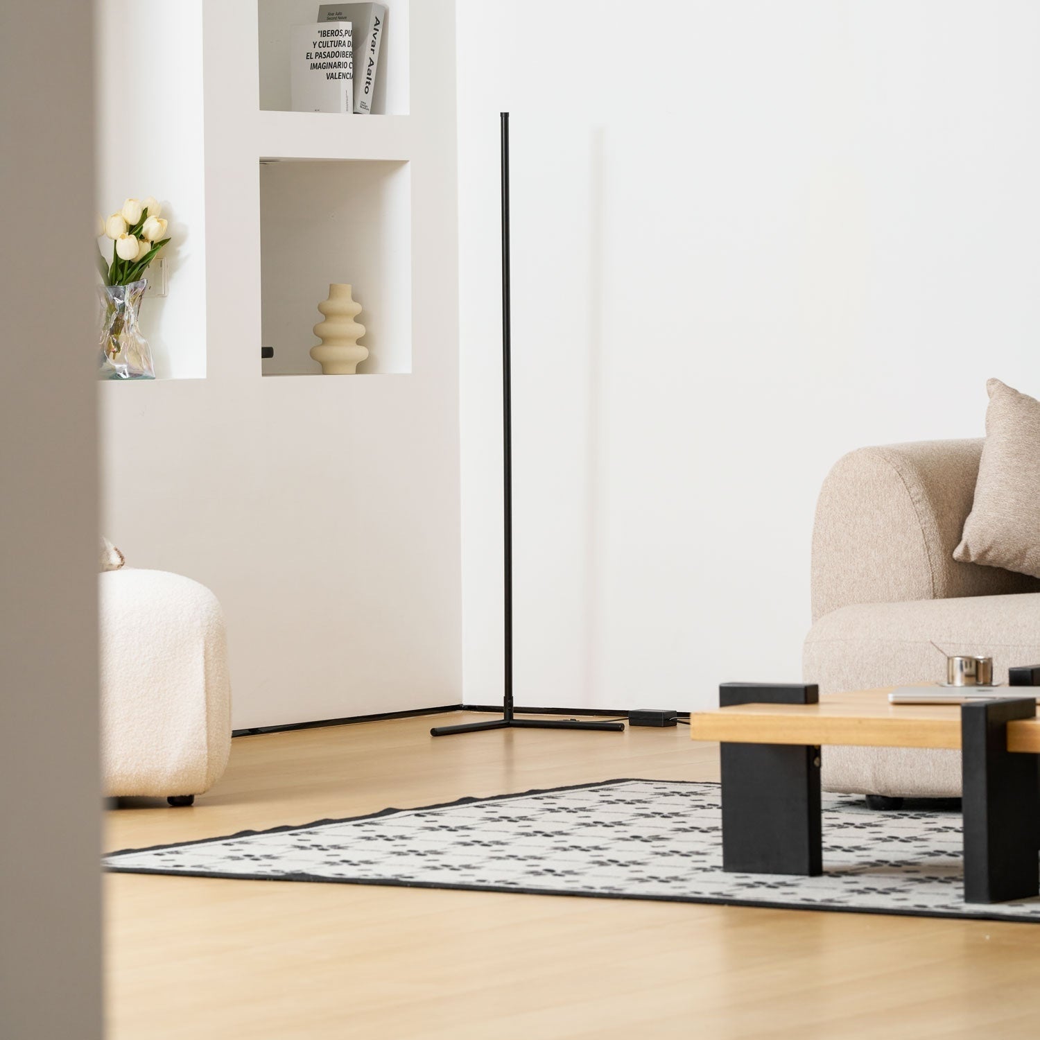 Sleek LED Standing Light Lighting Lobby