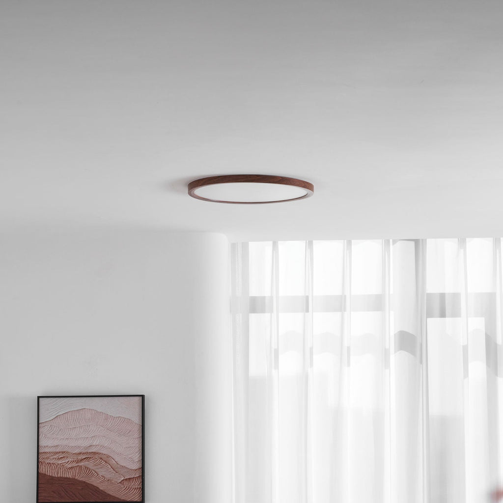 Slim Circular Ceiling Fixture Lighting Lobby