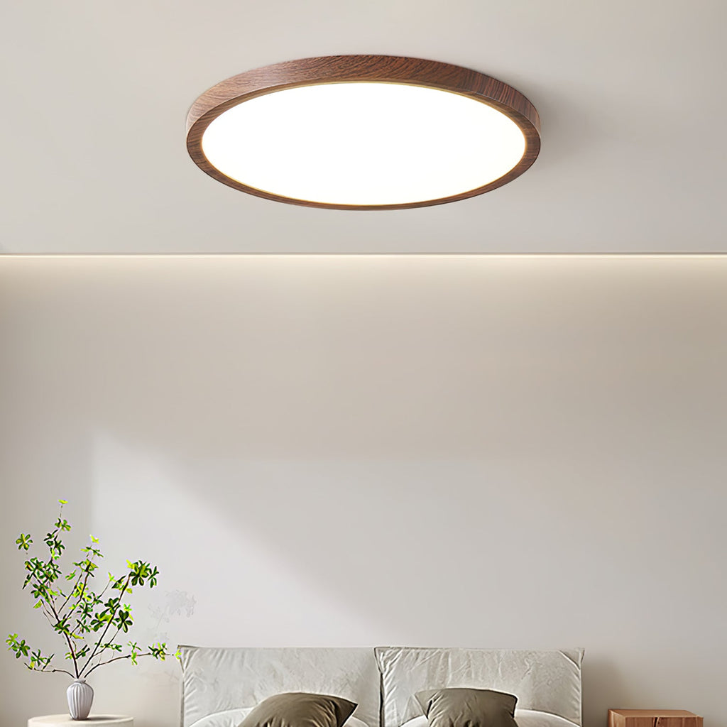 Slim Circular Ceiling Fixture Lighting Lobby