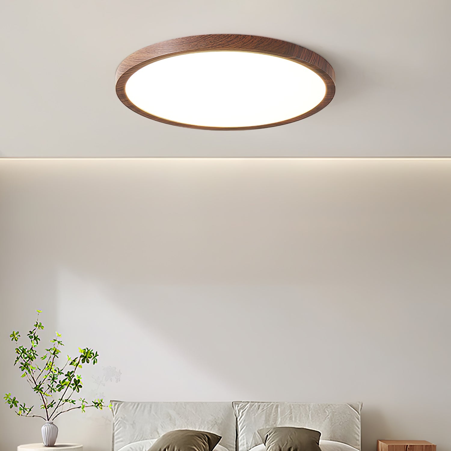 Slim Circular Ceiling Fixture Lighting Lobby