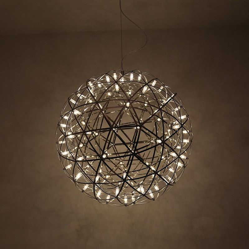 Sparkling Silver Ceiling Pendant Light Lighting Lobby