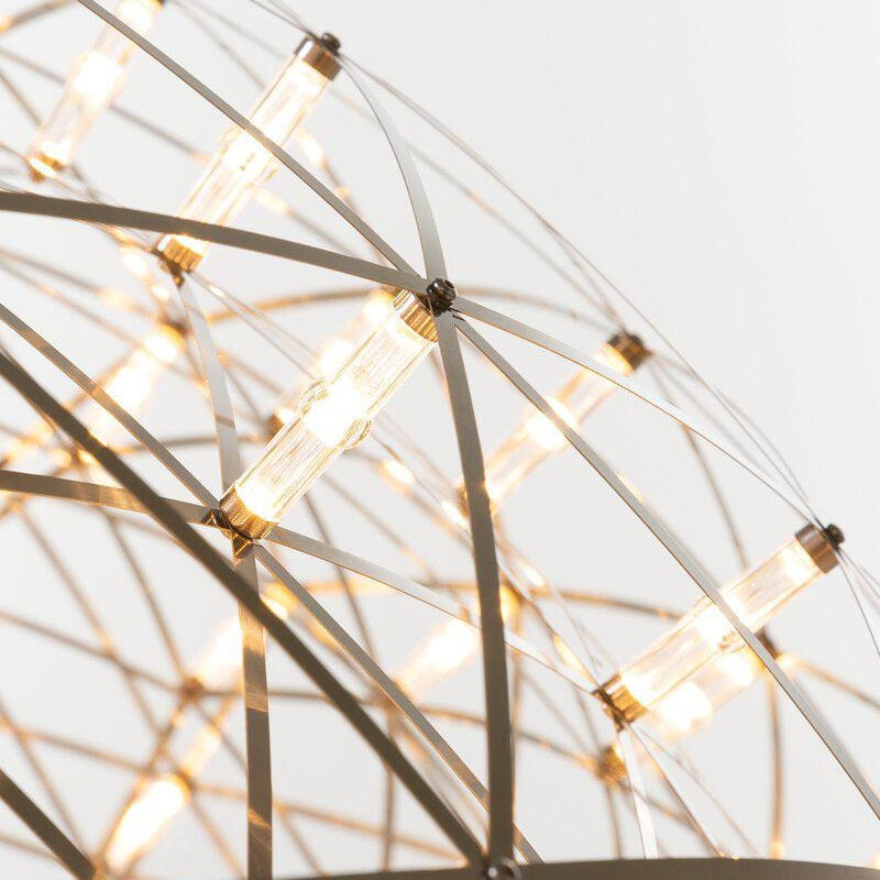 Sparkling Silver Ceiling Pendant Light Lighting Lobby