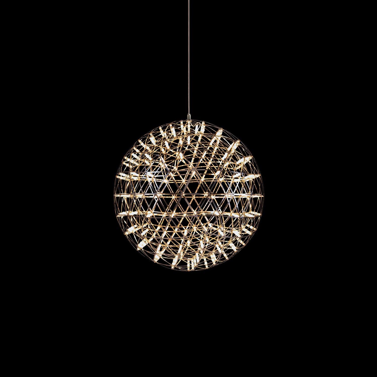 Sparkling Silver Ceiling Pendant Light Lighting Lobby