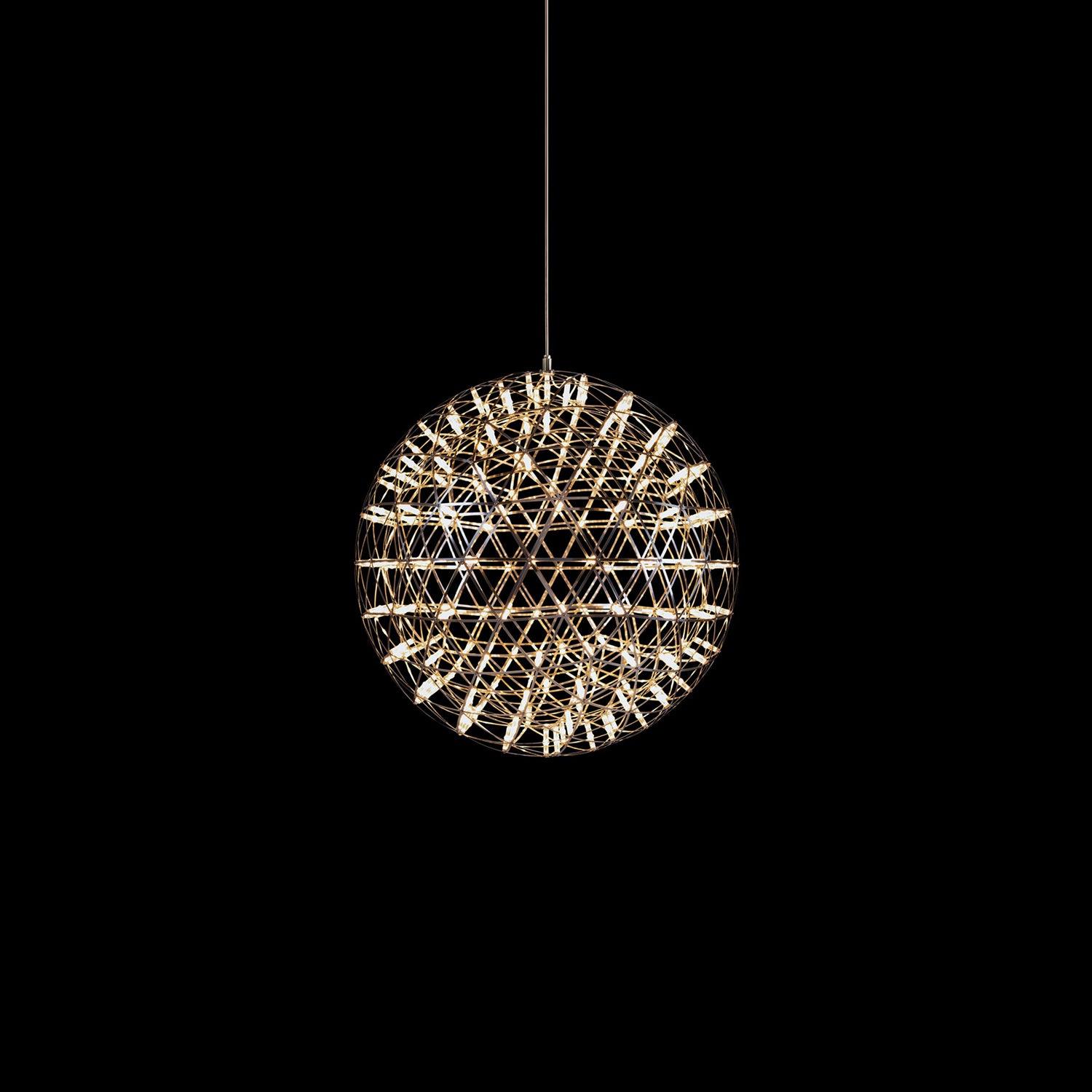 Sparkling Silver Ceiling Pendant Light Lighting Lobby