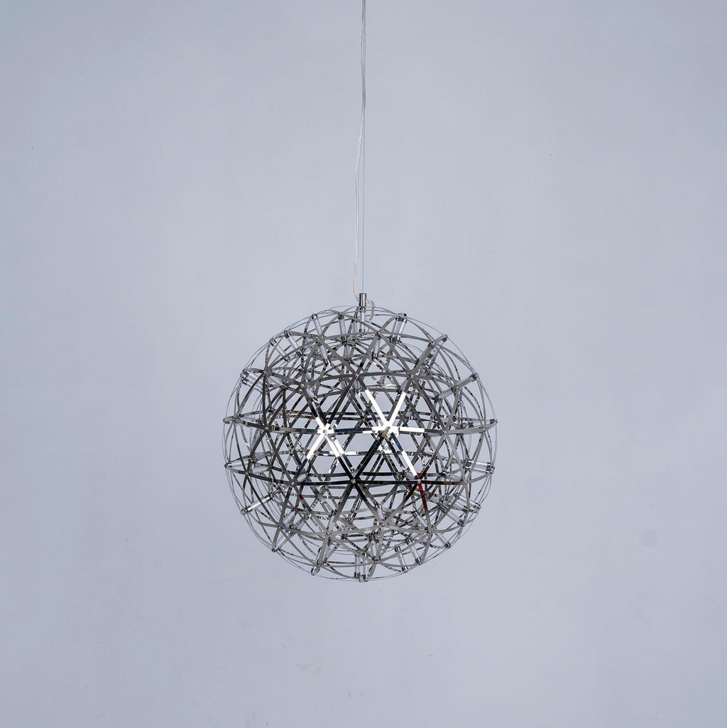 Sparkling Silver Ceiling Pendant Light Lighting Lobby