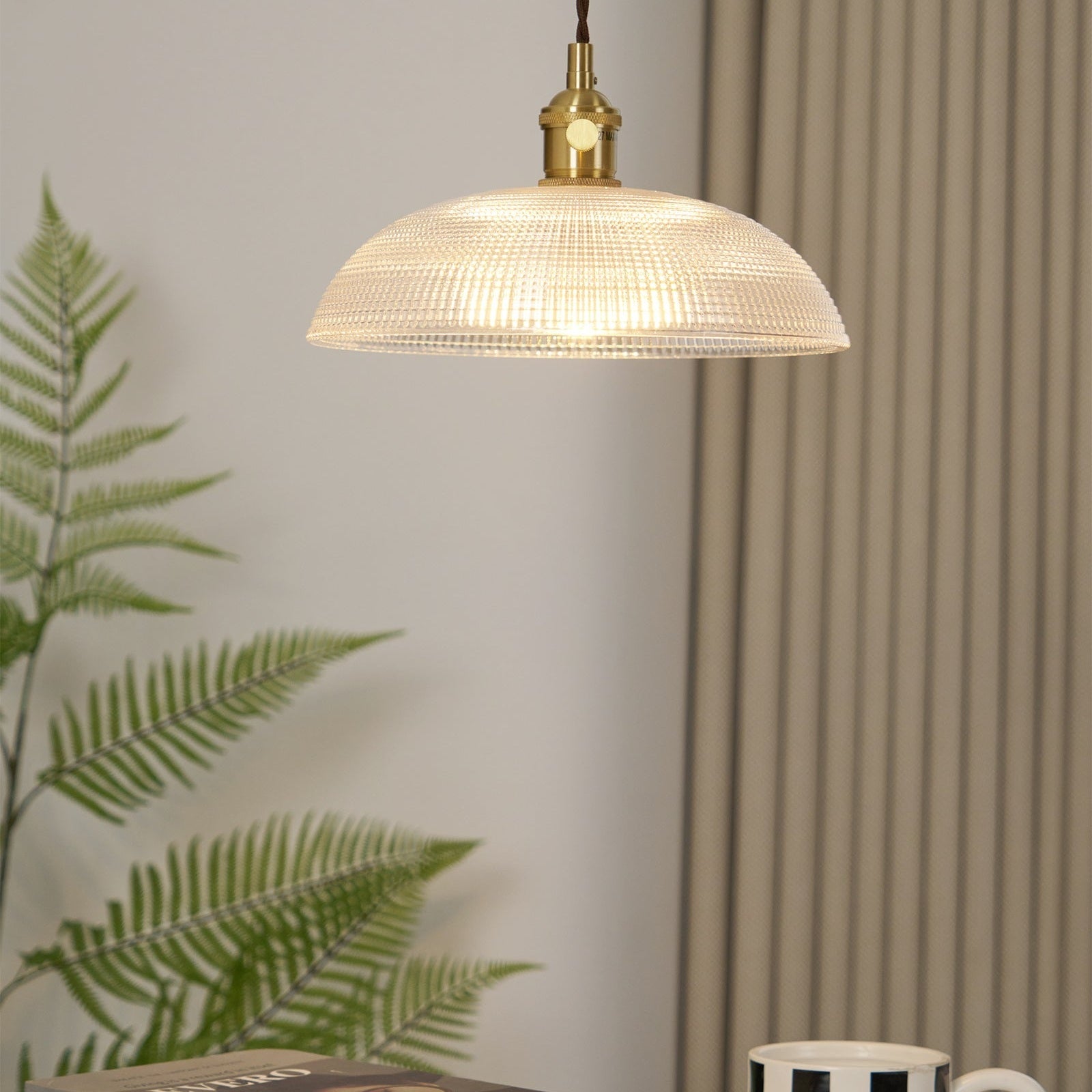 Spiral Ribbed Ceiling Suspension Light Lighting Lobby