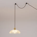 Spiral Ribbed Ceiling Suspension Light Lighting Lobby