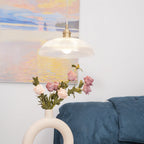 Spiral Ribbed Ceiling Suspension Light Lighting Lobby