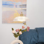 Spiral Ribbed Ceiling Suspension Light Lighting Lobby