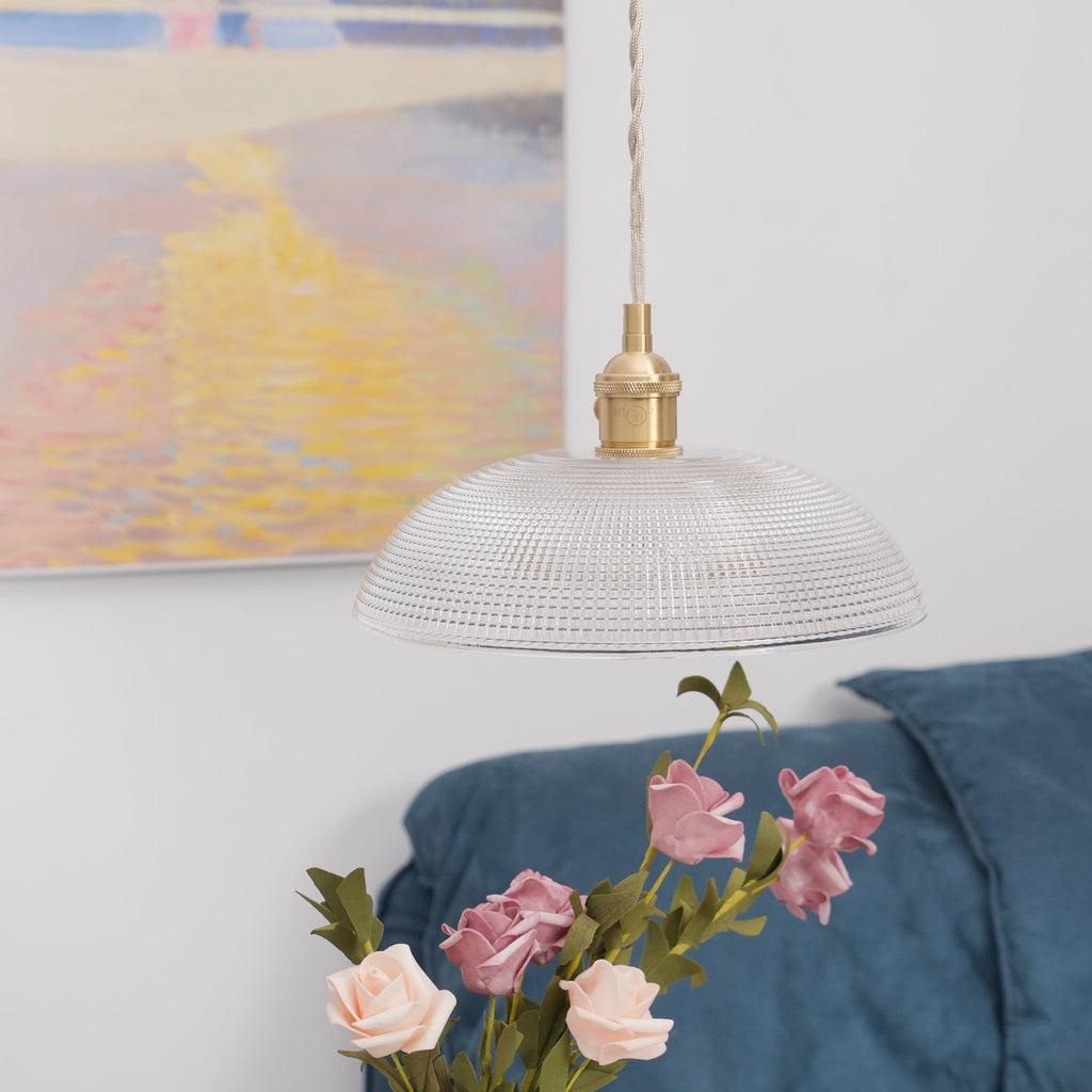Spiral Ribbed Ceiling Suspension Light Lighting Lobby