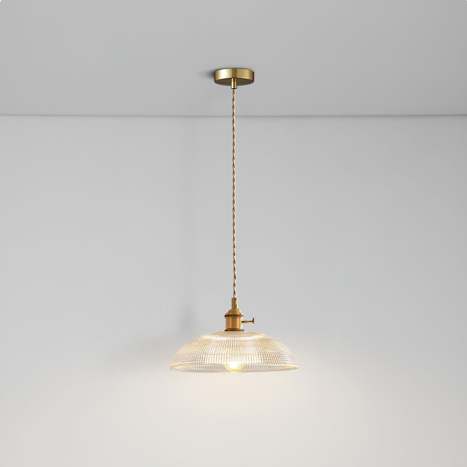 Spiral Ribbed Ceiling Suspension Light Lighting Lobby