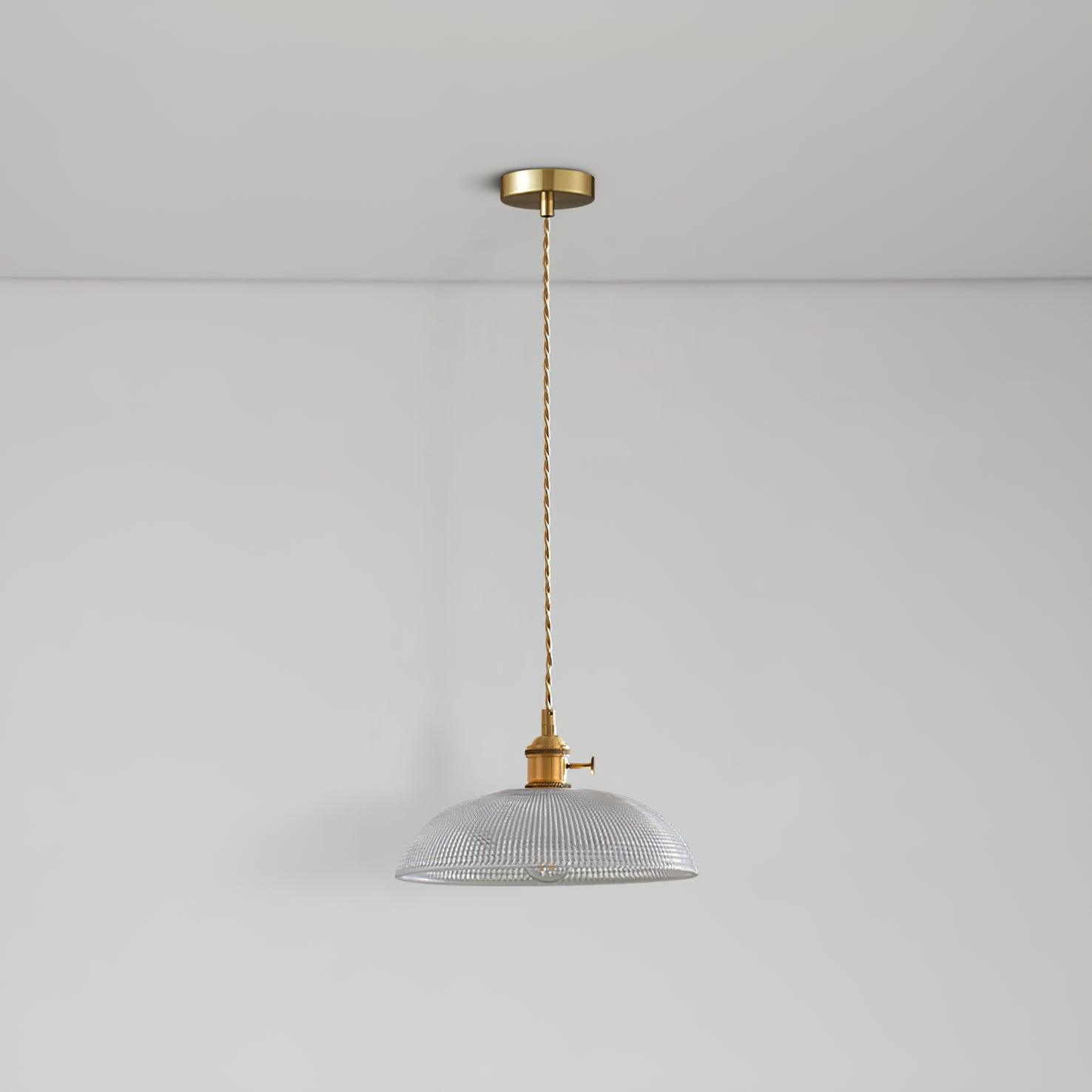 Spiral Ribbed Ceiling Suspension Light Lighting Lobby