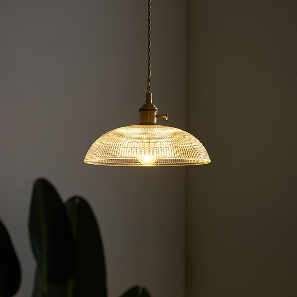 Spiral Ribbed Ceiling Suspension Light Lighting Lobby