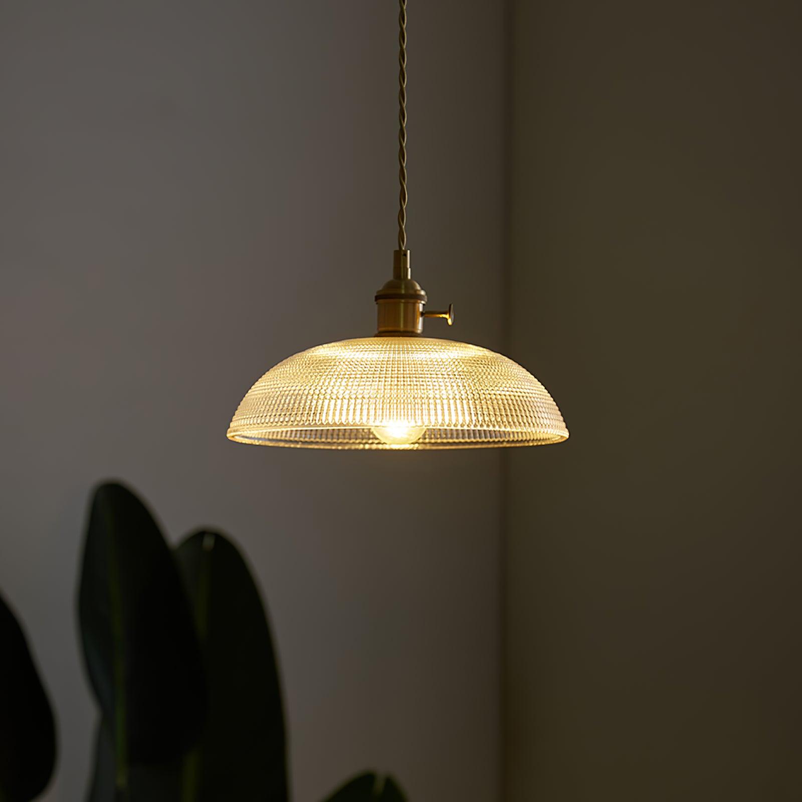 Spiral Ribbed Ceiling Suspension Light Lighting Lobby