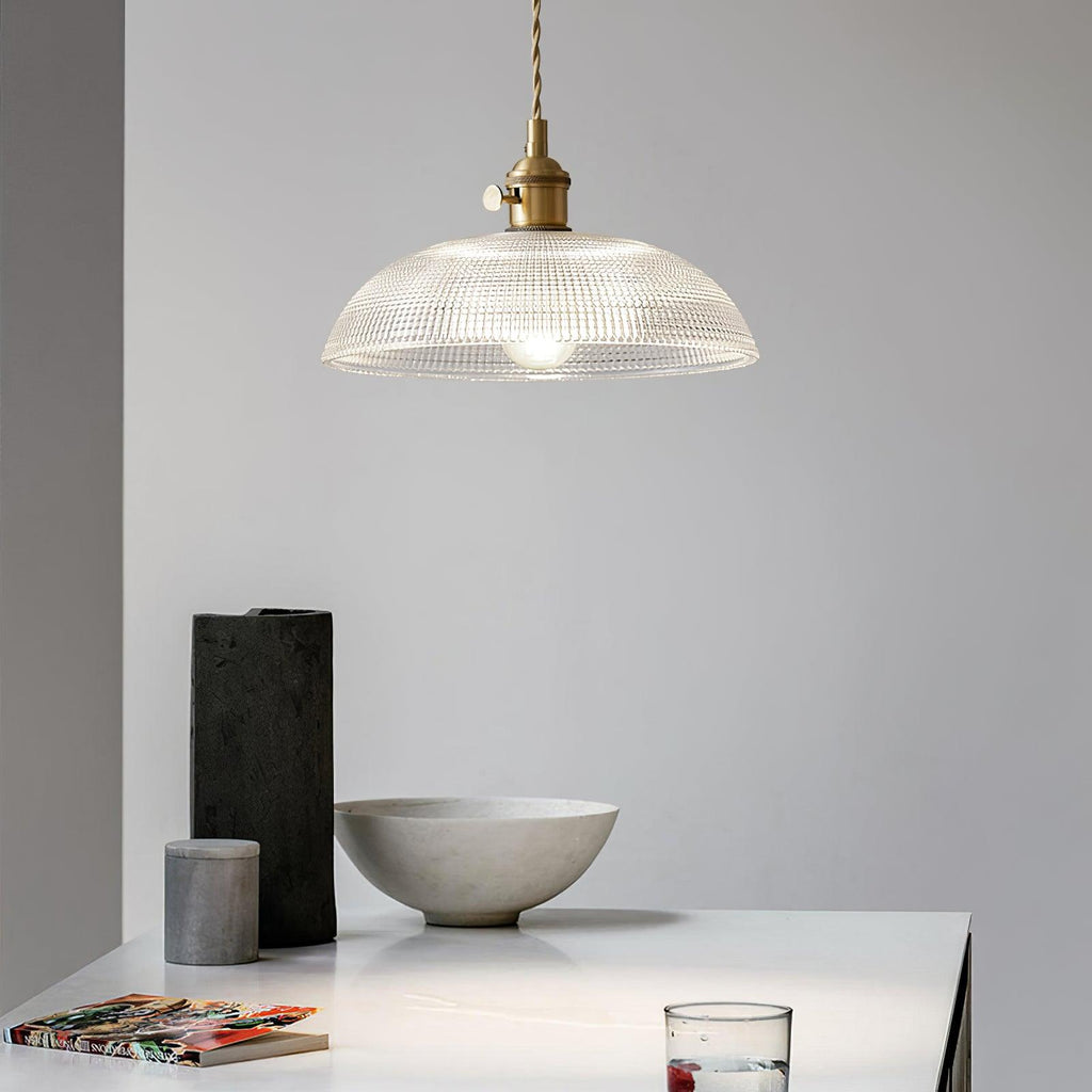 Spiral Ribbed Ceiling Suspension Light Lighting Lobby