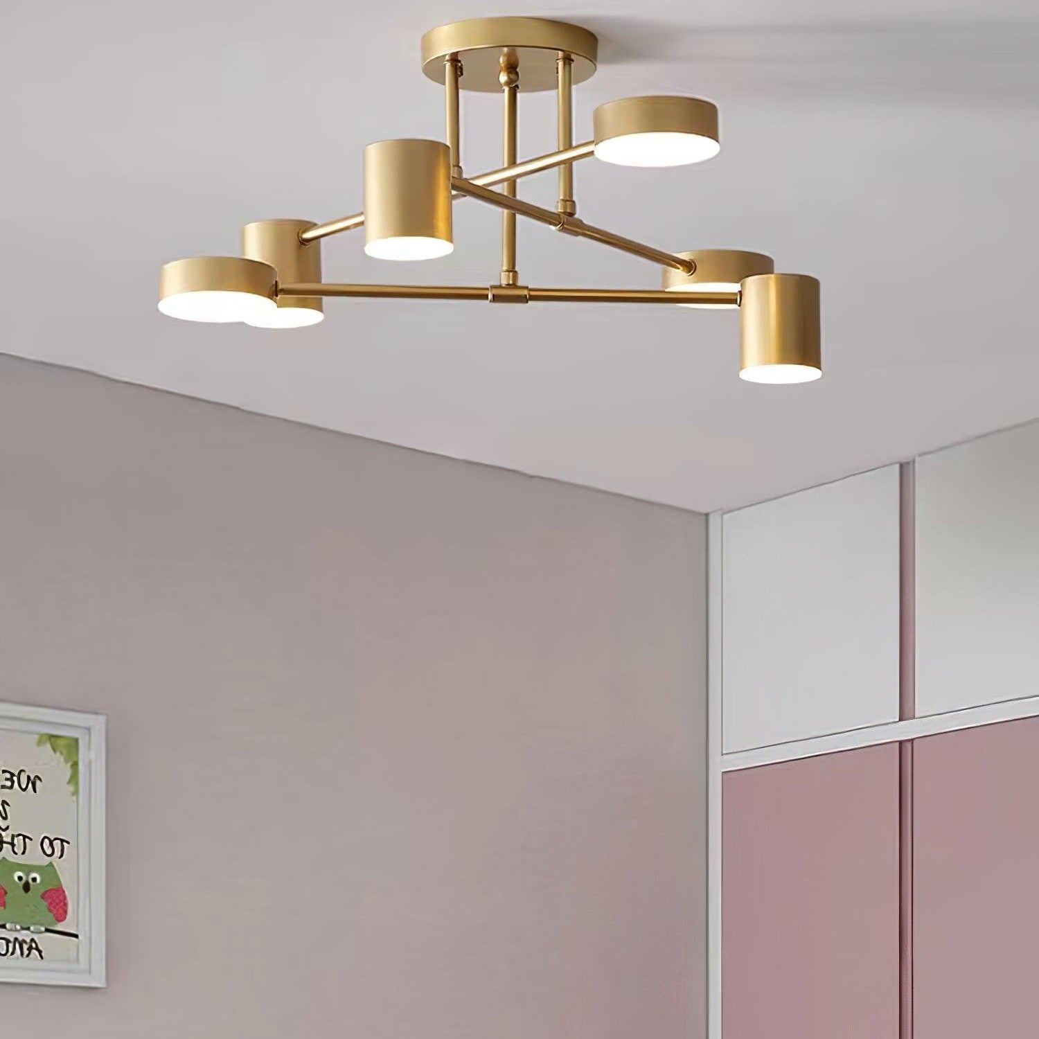 Sputnik Pendant Fixture Lighting Lobby