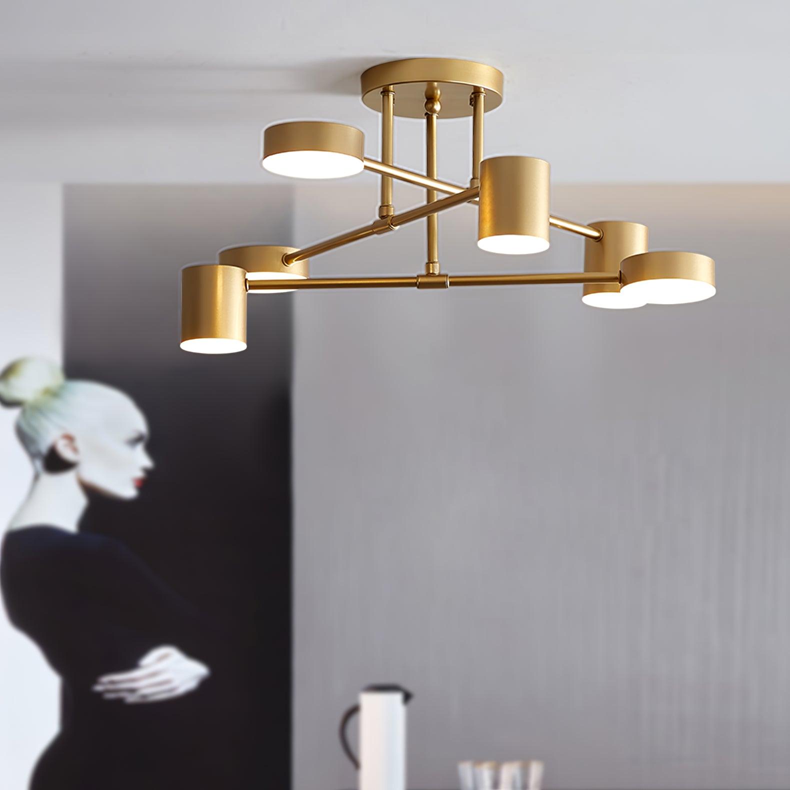 Sputnik Pendant Fixture Lighting Lobby