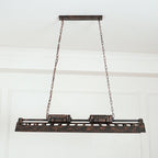 Steampunk Industrial Ceiling Suspension Lighting Lobby