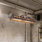 Steampunk Industrial Ceiling Suspension Lighting Lobby