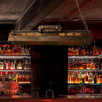 Steampunk Industrial Ceiling Suspension Lighting Lobby