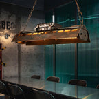 Steampunk Industrial Ceiling Suspension Lighting Lobby