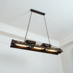 Steampunk Industrial Ceiling Suspension Lighting Lobby