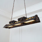 Steampunk Industrial Ceiling Suspension Lighting Lobby