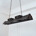 Steampunk Industrial Ceiling Suspension Lighting Lobby