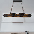 Steampunk Industrial Ceiling Suspension Lighting Lobby