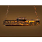 Steampunk Industrial Ceiling Suspension Lighting Lobby