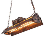 Steampunk Industrial Ceiling Suspension Lighting Lobby
