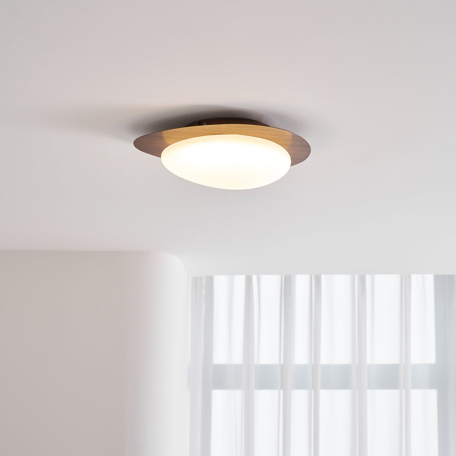 Stone Metal Pendant Light Lighting Lobby