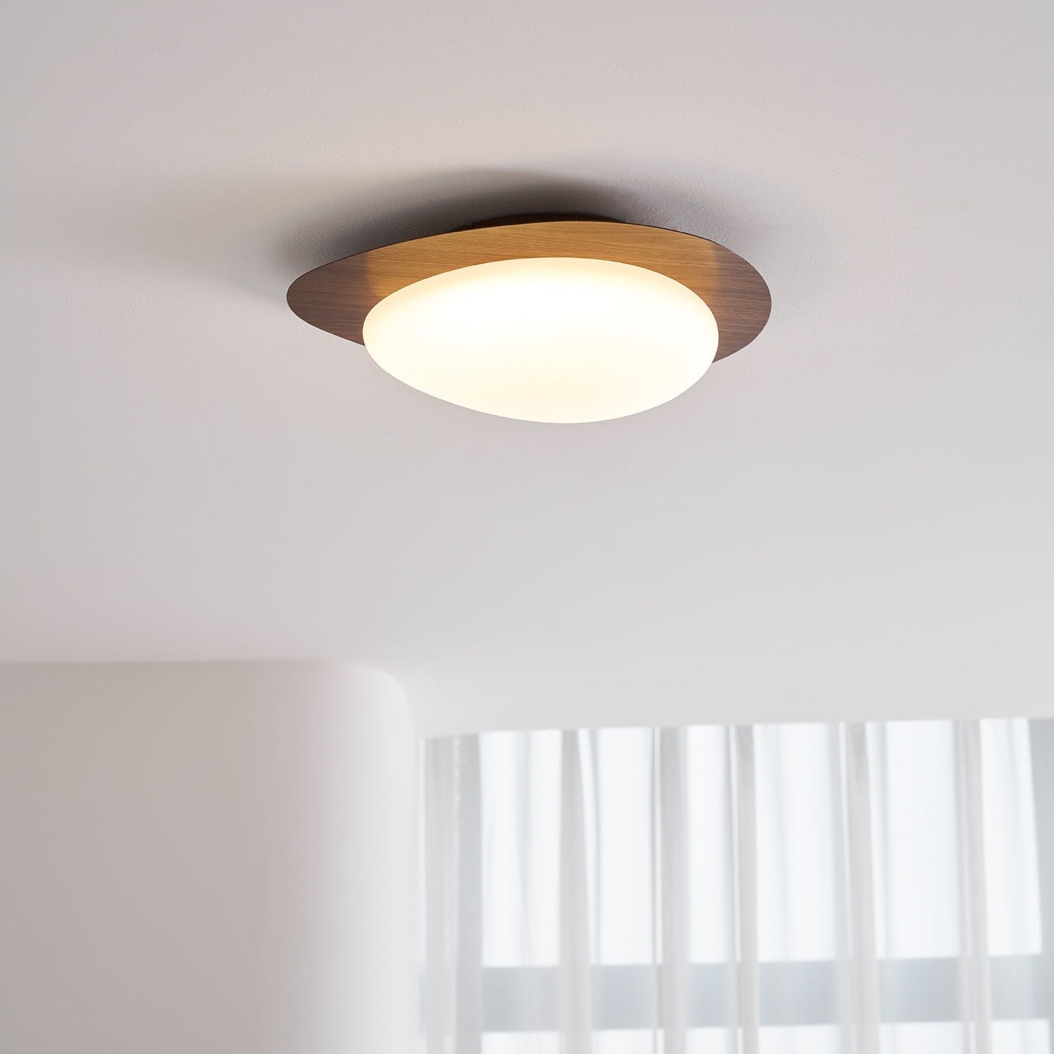 Stone Metal Pendant Light Lighting Lobby