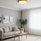 Stone Metal Pendant Light Lighting Lobby