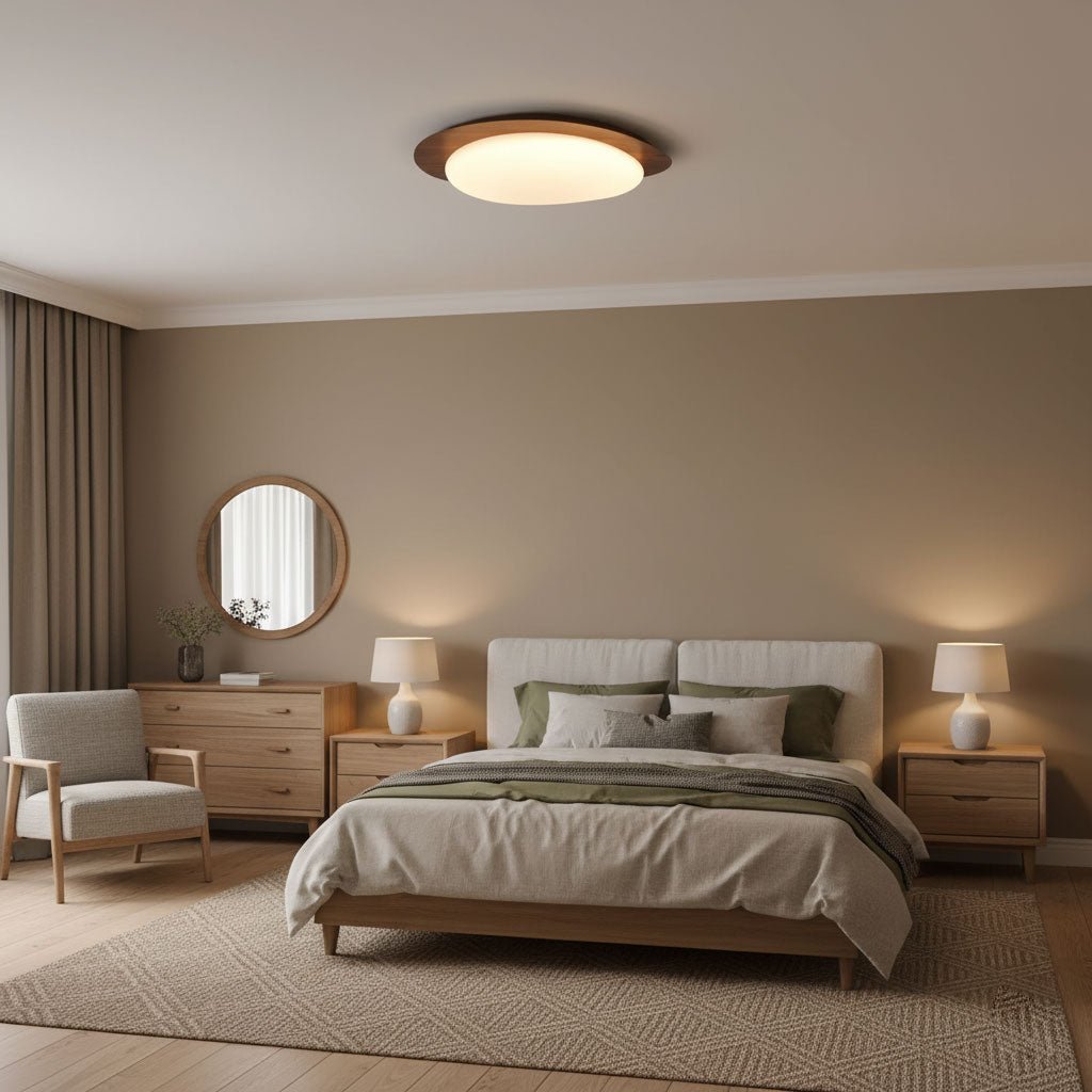 Stone Metal Pendant Light Lighting Lobby