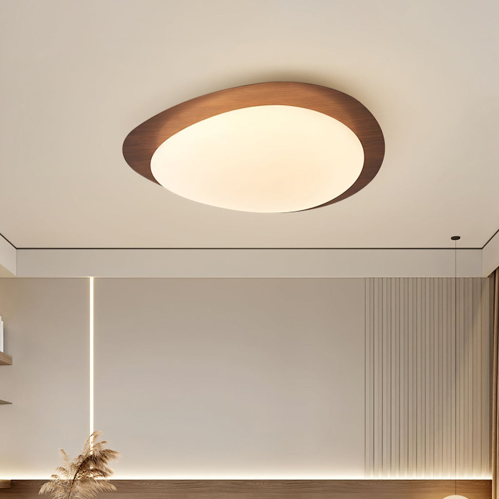 Stone Metal Pendant Light Lighting Lobby