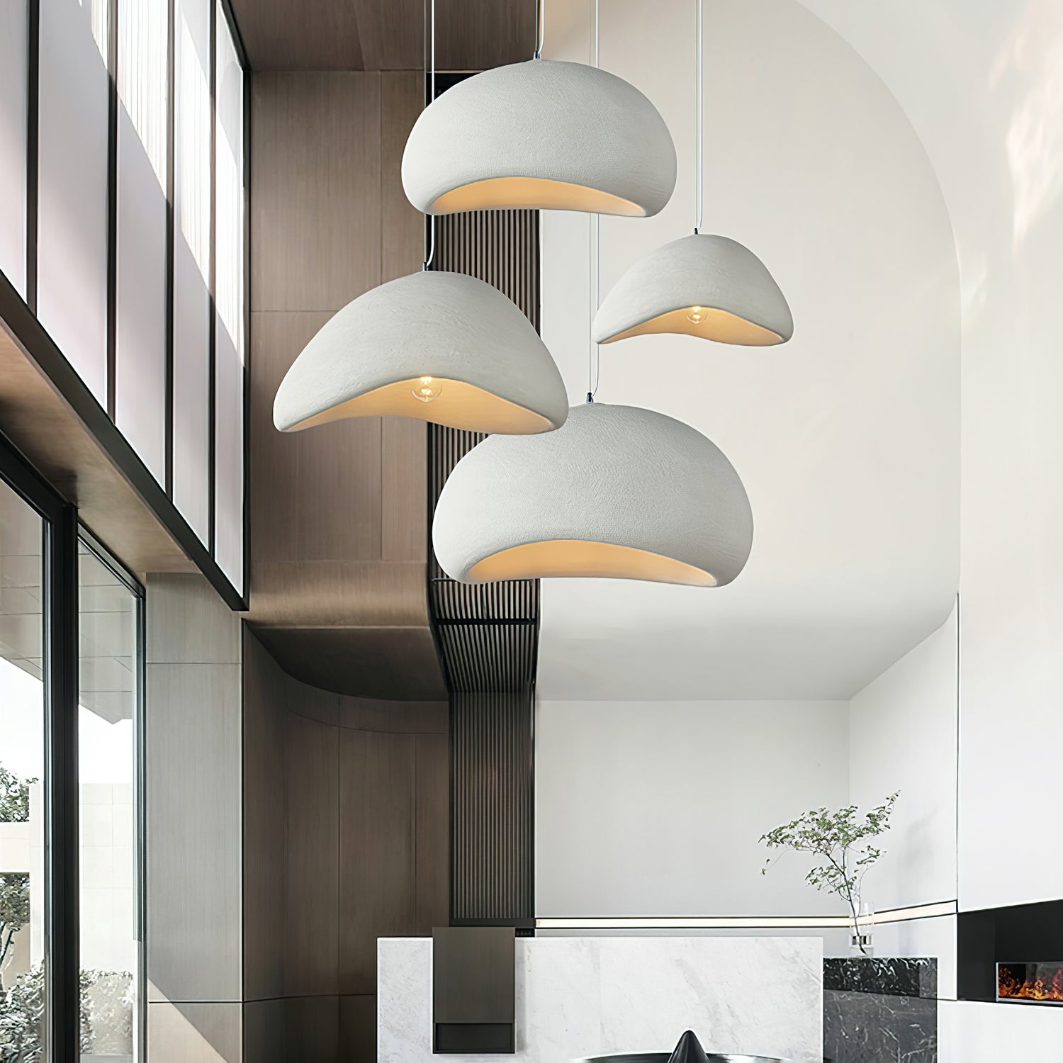 Style B Cloud Ceiling Pendant Light Lighting Lobby