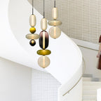 Sugar-Coated Glass Ceiling Light Lighting Lobby