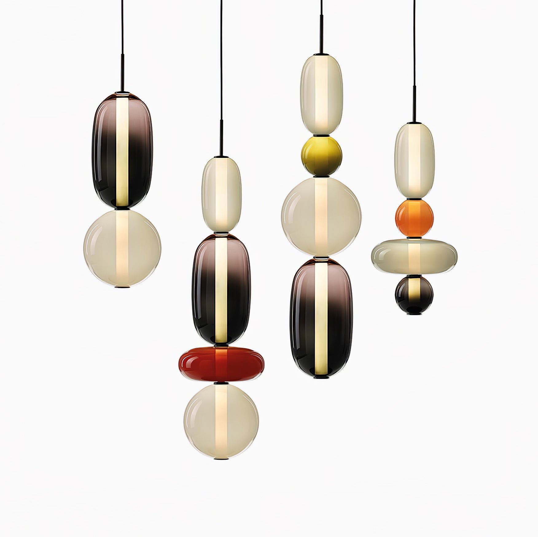 Sugar-Coated Glass Ceiling Light Lighting Lobby