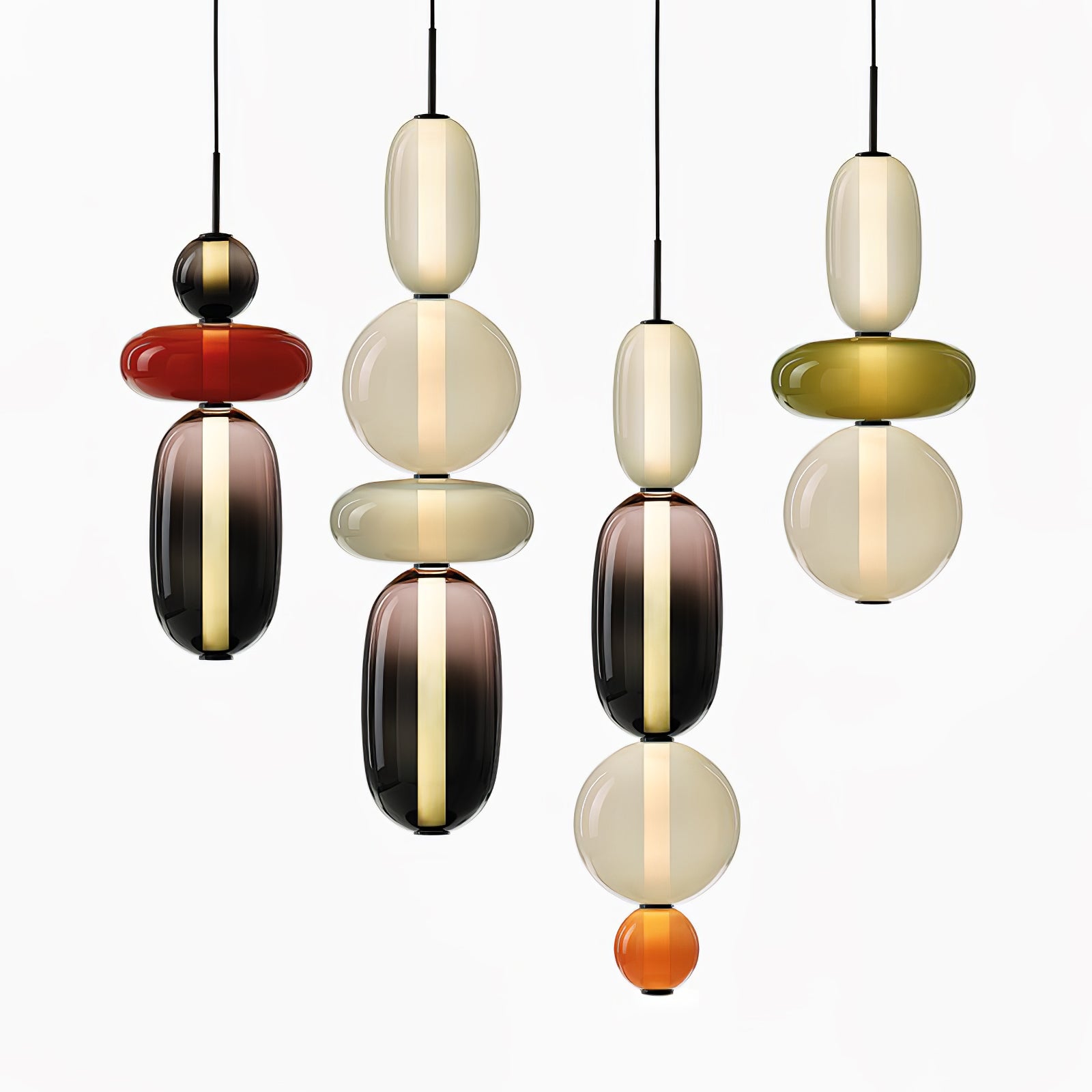 Sugar-Coated Glass Ceiling Light Lighting Lobby