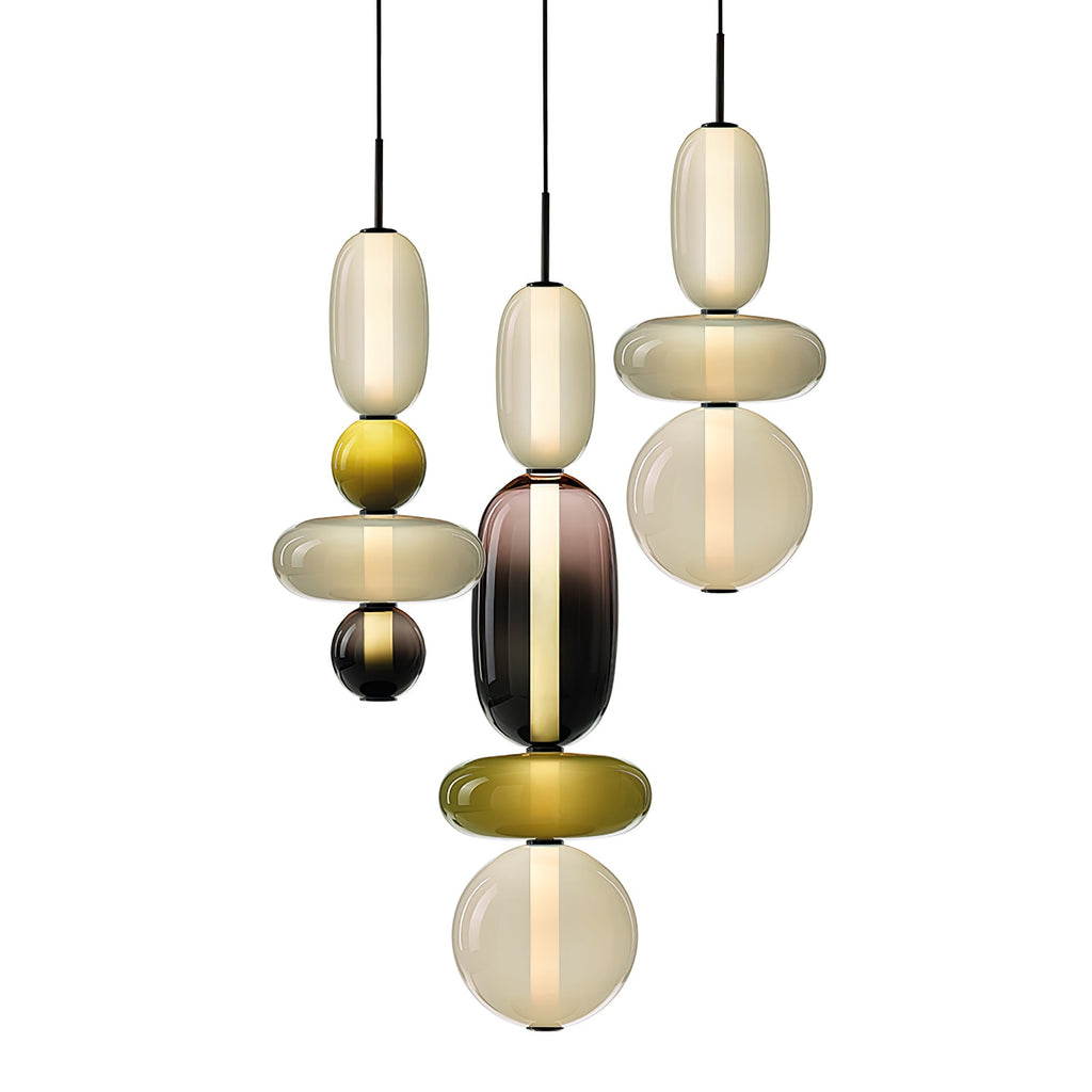 Sugar-Coated Glass Ceiling Light Lighting Lobby