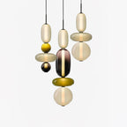Sugar-Coated Glass Ceiling Light Lighting Lobby